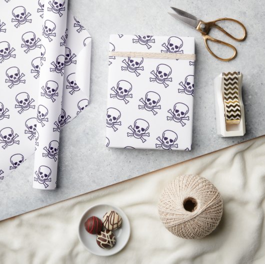Schedel n Botten glanzend inpakpapier (Crafts)