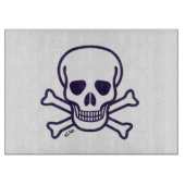 Schedel n Botten glassnijplank Snijplank (Voorkant)