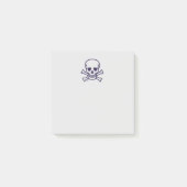 Schedel n Botten grijze notitieblokken Post-it® Notes (Voorkant)