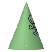 Schedel n Botten groen duidelijk partij petten Feesthoedjes (Links)