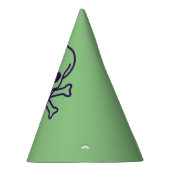 Schedel n Botten groen duidelijk partij petten Feesthoedjes (Rechts)