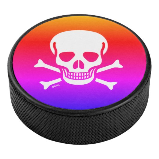 Schedel n Botten neon hockey puck (3/4)