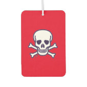 Schedel n Botten rode auto luchtverfrisser (Voorkant)