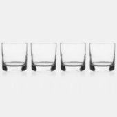 Schedel n Botten rotsen glasset 4 Whisky Glas (Rechts)