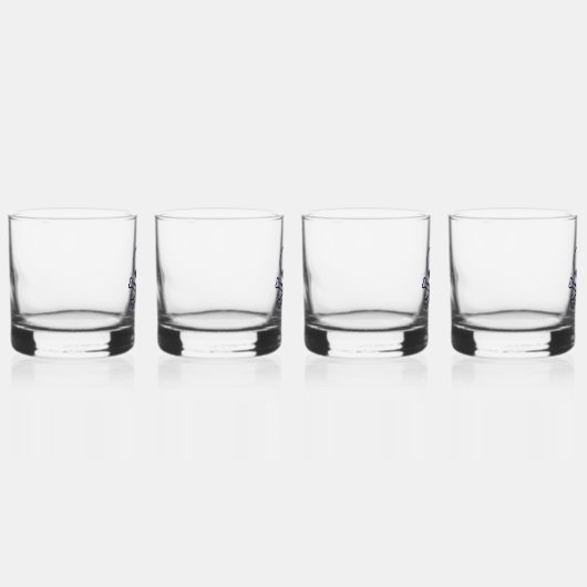 Schedel n Botten rotsen glasset 4 Whisky Glas (Rechts)
