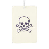 Schedel n Botten witte auto luchtverfrisser (Achterkant)