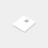 Schedel n Botten witte notitieblokken Post-it® Notes (Schuin)