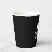 Schedel n Botten zwart papier kopjes Papieren Bekers