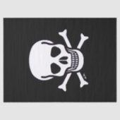 Schedel n Botten zwart tissuepapier (Voorkant)