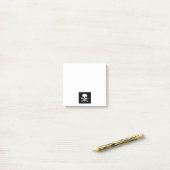 Schedel n Botten Zwart wit notitie pads Post-it® Notes (Op bureau)