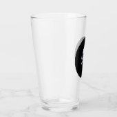 Schedel n Botten zwarte glazen tumbler (Rechts)