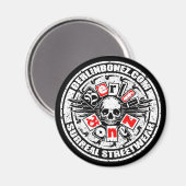 SCHEDEL 'N' KOGELS MAGNEET (Voorkant / Achterkant)