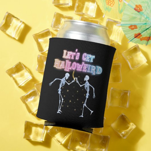 Schedel Neon Halloween Halloween Dansende Skelette Blikjeskoeler (Insitu Zomer)