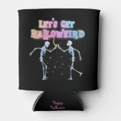 Schedel Neon Halloween Halloween Dansende Skelette Blikjeskoeler (Voorkant)