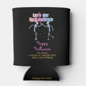 Schedel Neon Halloween Halloween Dansende Skelette Blikjeskoeler (Achterkant)