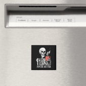 Schedel Nooit Beter Skelet Drink Coffee Hallow Magneet (Insitu (Vaatwasser))