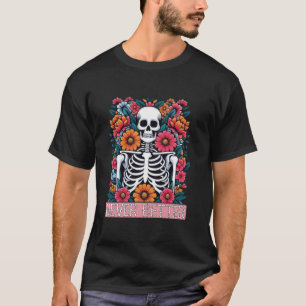 Schedel Nooit Beter Skelet Drink Coffee Hallow T-shirt
