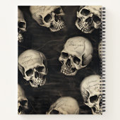  schedel notitieboek (Achterkant)