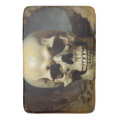 Schedel Olie Schilderij Stijl Schilderij Illustrat Badmat (Voorkant Verticaal)