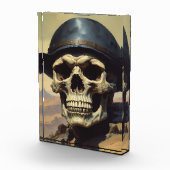 Schedel Olie Schilderij Stijl Schilderij Illustrat Fotoblokken (Rechts)