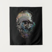 SCHEDEL OOG SKELET HALLOWEEN KAART WANDKLEED (Voorkant)