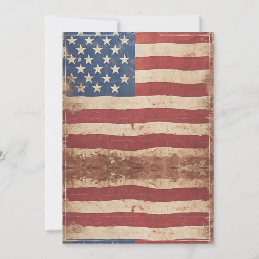 Schedel Oom Sam Halloween Kaart (Achterkant)