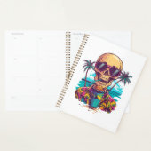 Schedel op vakantie � Chill Funny Beach Skelet Planner (Display)