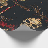 Schedel Ornament inpakpapier (Hoek)
