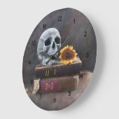  schedel Oude Boeken Geel Zonnebloem Gothic Grote Klok (Hoek)