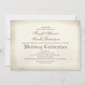 Schedel Paar Dag van de Dode Bruiloft Uitnodiginge Kaart (Achterkant)