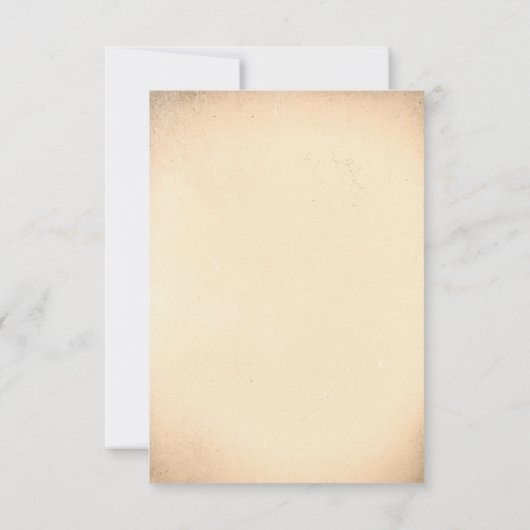 Schedel Paar Dode Dag Bruiloft RSVP Kaarten (Achterkant)