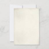 Schedel Paar Dode Dag Bruiloft RSVP Kaarten Kaartje (Achterkant)