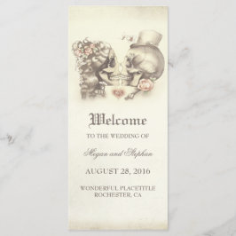 Schedel Paar Dodelijk  Bruiloft Programma's