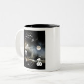 schedel PARTIJ Tweekleurige Koffiemok (Voorkant links)