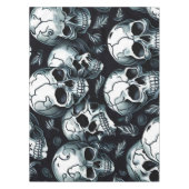 Schedel Patroon Halloween thema Tafelkleed (Voorkant)