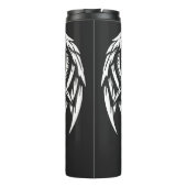 Schedel Pentagram Tribal van BurnsInhell Thermosbeker (Achterkant)