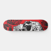schedel persoonlijk skateboard (Horizontaal)