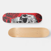 schedel persoonlijk skateboard (Horizontaal)