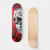 schedel persoonlijk skateboard (Voorkant)