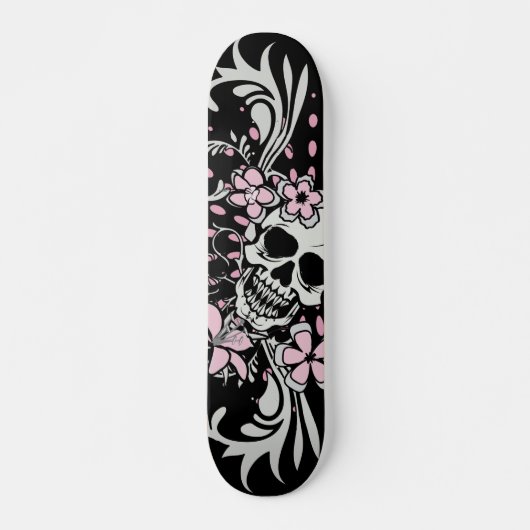 schedel persoonlijk skateboard (Voorkant)