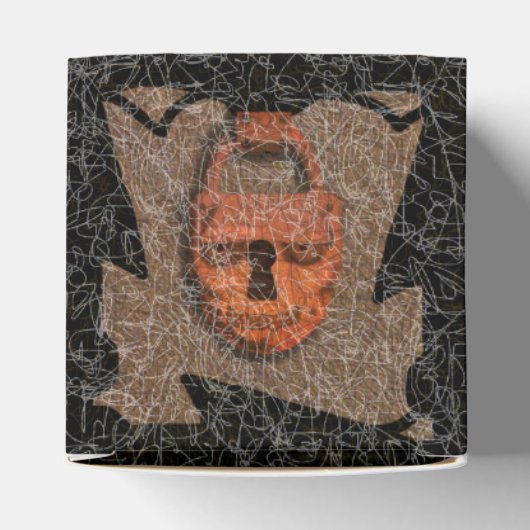 SCHEDEL PIRAAT OUDE SCHAT BORST BEDANKDOOSJES (Bovenkant)