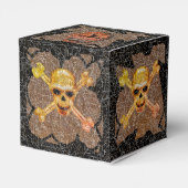 SCHEDEL PIRAAT OUDE SCHAT BORST BEDANKDOOSJES (Achterkant)