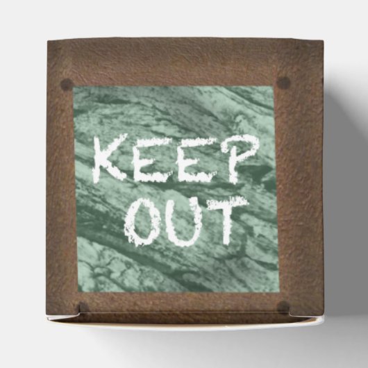 SCHEDEL PIRAAT SCHAT BORST door Slipperywindow Bedankdoosjes (Bovenkant)