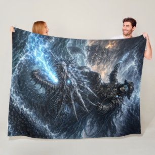 Schedel Piratenkapitein – Fantomatische Drakenruit Fleece Deken