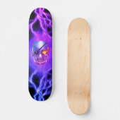 Schedel Piratenooglapje Persoonlijk Skateboard (Voorkant)
