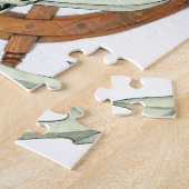 Schedel Piratenschip Anker Legpuzzel (Zijkant)