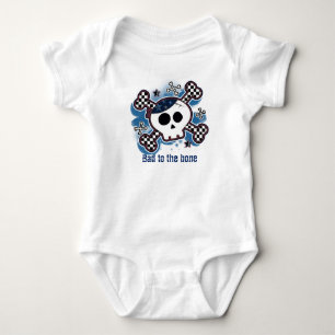 Schedel Plaid Baby Persoonlijke Aangepaste Eén stu Romper