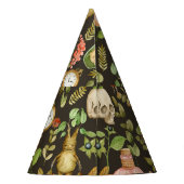 Schedel Plant Paddenstoelbloem Abstract Halloween Feesthoedjes (Achterkant)