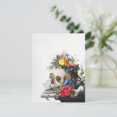 Schedel Platte kaart (Staand voorkant)