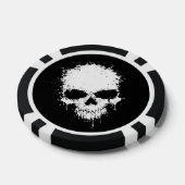 schedel pokerchips (Enkel)